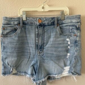 American Eagle curvy hi-rise shorties